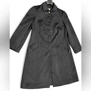 BCBG MaxAzria Vintage RARE Black Swing Coat Size Medium Goth Y2K Whimseygoth